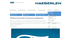 Desktop Screenshot of ford-haeberlen.de